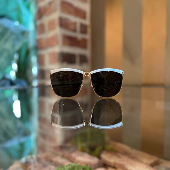 DIOR So Electra 266NR White/Gold Square Sunglasses main image 4